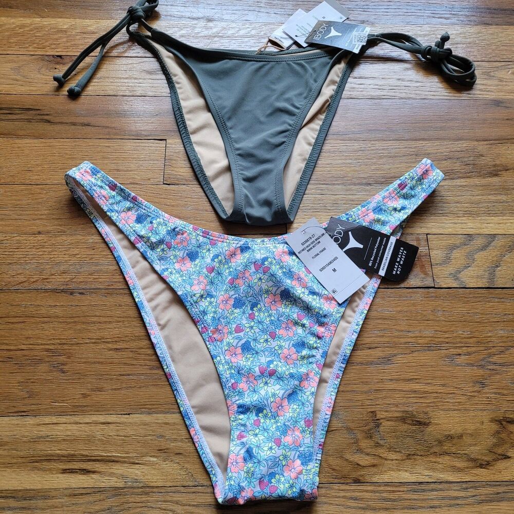 Body by Cotton-On Women's Bikini Bottom Bundle of (2) Size Medium New with Tags